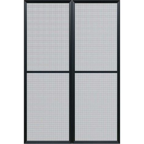 Lean To Greenhouse Screen Door Set Ledro/Garda/Sanremo - W137 x H204.8 cm - Grey