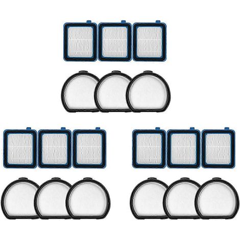 9x Filtre à poussière pour aspirateur balai sans fil Electrolux PF91 Series 5EBF / 5BTF / 6BWF BORK V800 AEG (1/5)