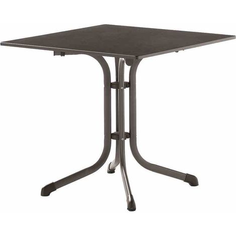 3130-55 Bouelvard-Klapptisch vivodur, 80x80 cm, eisengrau Stahlgestell (1/4)