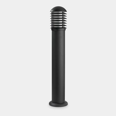 LedsC4 Balizas - Stehlampe LED 15W. Durchmesser 17cm. Gehäuse aus Aluminium. Außenbereich IP66. Farbe Grau