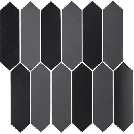 Crédence Adhésive "Easystick" 32cm Noir