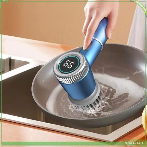 Épurateur électrique - FAFEICY - Brosse de nettoyage sans fil - 3 vitesses - Batterie lithium-ion - Étanche IPX7 (1/5)