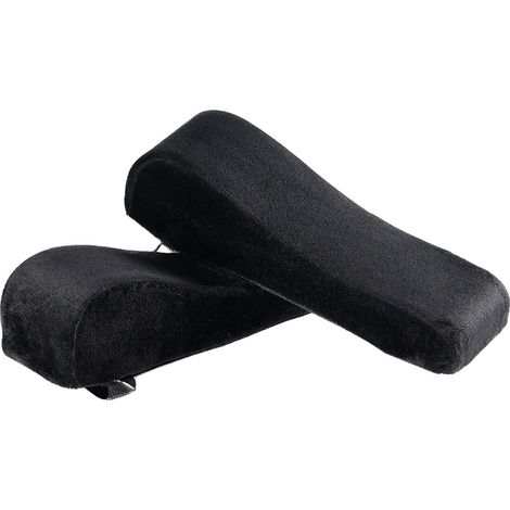 Cojines para reposabrazos, diseño ergonómico, acolchado cómodo, ver más abajo la descripción de las tallas - negro (1/2)