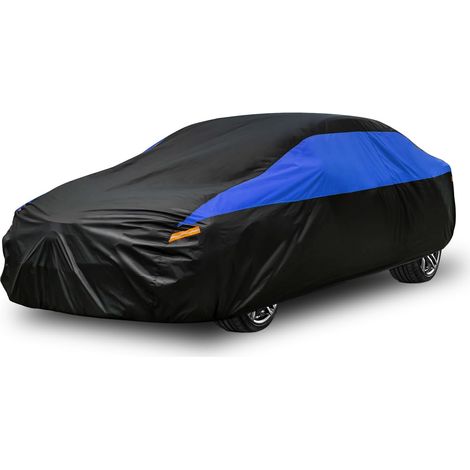 Car Cover for Automobiles All Weather Waterproof, Universal Fit Sedan Chevrolet Corvette, Ford Fusion, Kia Stinger, Maxima, Buick Regal, Subaru Legacy, Honda Accord etc.,2 Fit Sedan-Length (184 To 193 (1/5)