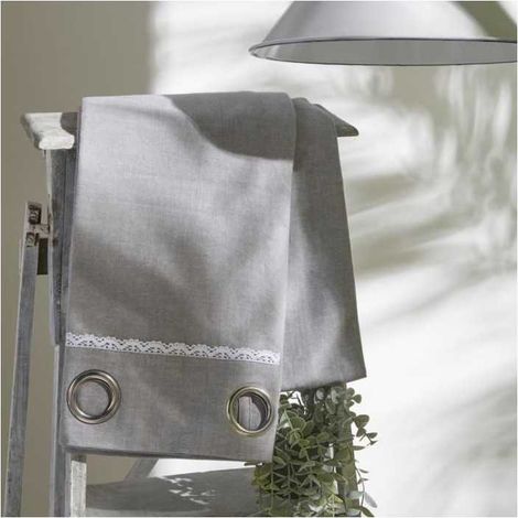 Curtain - TODAY - CHARME - Chambray Capucine - 140 x 240 cm (1/3)