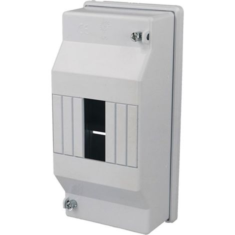 Boîtier Distribution 4 Postes Blanc 82x172x61mm Solera 670b (1/4)