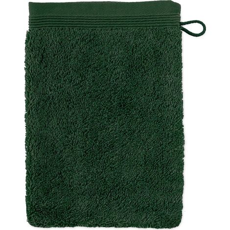 Möve Superwuschel - Guanto da bagno, 20 x 15 cm, 100% cotone, colore: Cipresso (1/5)