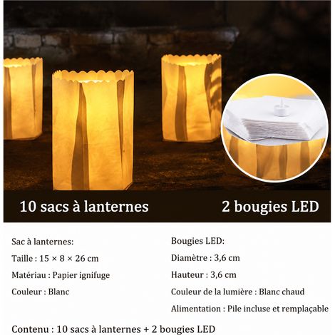 Lampe décorative solaire grand modèle tronc d'arbre corps lumineux étanche IP65 réf 1889 5 kg – Livraison gratuite