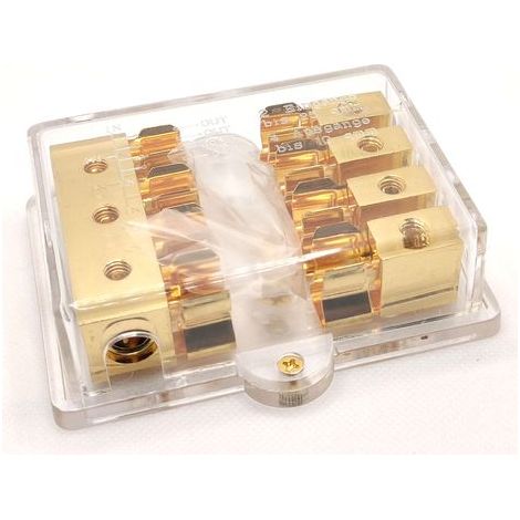 10801 Distributeur de courant à 4 voies avec porte-fusible 10801