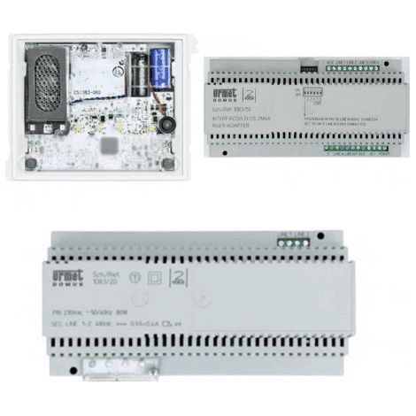 KIT COLONNA VIDEO ALPHA urmet 1783/728