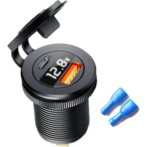 Prise de Charge, Design Étanche, Ports USB Doubles, 4 (1/2)