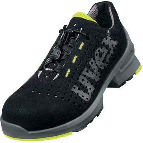 Uvex 1 Arbeitsschuhe - Sicherheitsschuhe S1 SRC ESD - Lime-Schwarz - Weite 12 / Weit - GR: 47 (1/5)