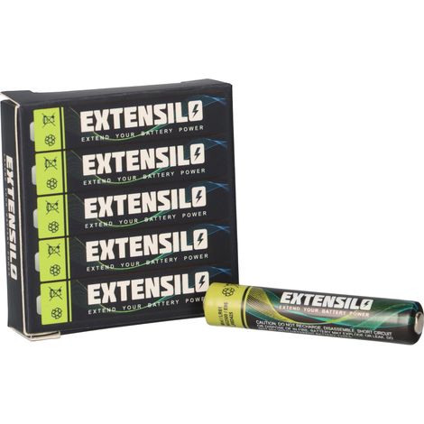 EXTENSILO 5x AAAA Rundzellenbatterien - Primärbatterien (550mAh, 1,5V, Alkaline) (1/5)