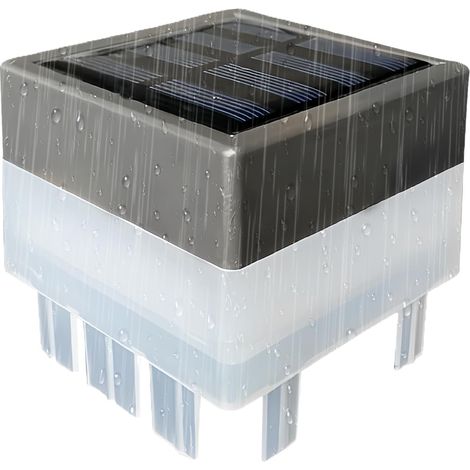 Lumière de Couverture de Poteau - Lanterne Avec Éclairage Chaud Et Froid - (1/5)