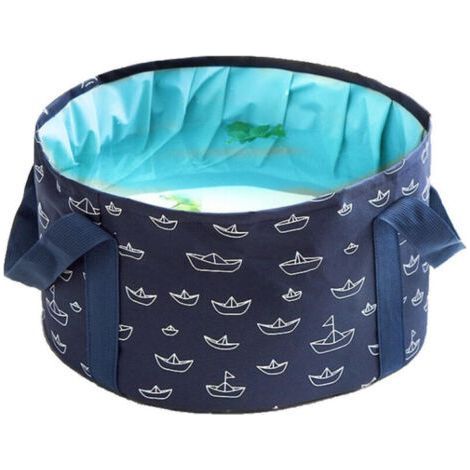 1 Bain De Pieds Bleu Marine, Bain De Pieds, Bain De Pieds, Bain De Pieds Pliable, Seau Pour Les Pieds (1/5)