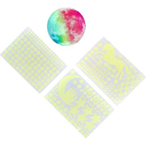 Autocollants Lumineux Avec Arc-ciel Stickers Fenêtre Licorne Autocollants Fluorescents Sans Traces (1/5)