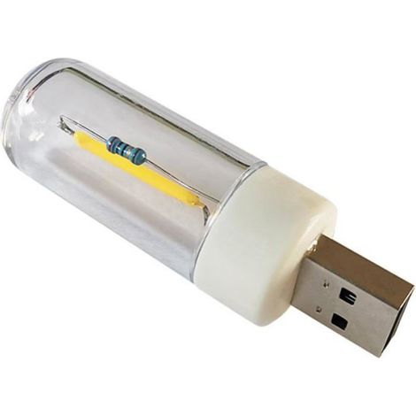 Lampe Usb - Lampe Portable Avec Réglage De Luminosité - Pour Voiture Camping Lecture Plein Air - Alimentée Par Port Usb - 1 Pièce (1/5)