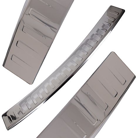 Baguette de seuil de porte arrière Dacia Duster I 10-17, acier chromé (1/5)