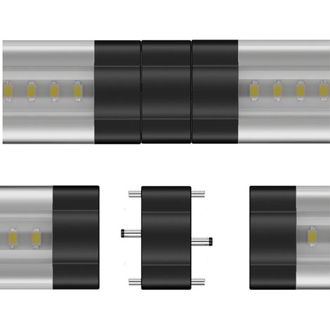 Adaptateur M/M pour Réglette LED aluminium (1/3)