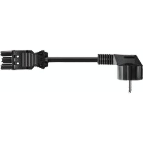 Bachmann Câble d'alimentation Schuko 10 mètres noir 16A (1/4)
