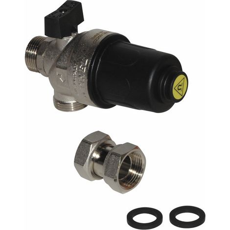 Vortex 100 Filtre magnétique ultracompact équerre 3/4" Avec double filtration magnétique et physique - Sentinel