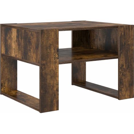 Maison Exclusive - Mesa de Café Roble ahumado 66 x 53 x 45 cm Mad