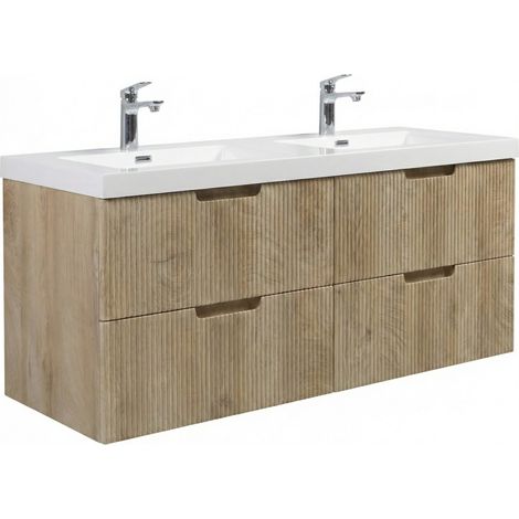 Badplaats Meuble de salle de bain Thermis 140 cm avec vasque - c