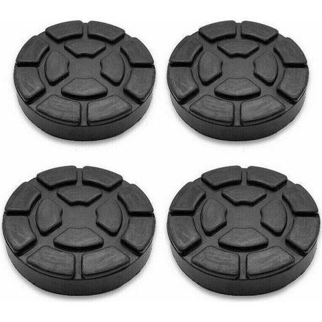 4X Patins en caoutchouc Réceptacles en caoutchouc 130 mm pour plaque de 110 mm Ponts élévateurs Outils de réparation (1/4)