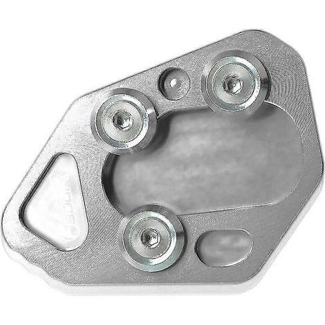 Seitenständer-Vergrößerungsplatte für BMW F800R (2009–2015) – F800R-Logo (GY)