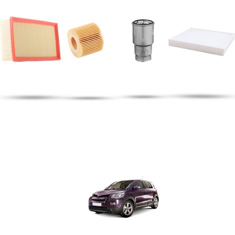 Kit tagliando 4 filtri compatibile con Toyota Urban Cruiser 1.4 D-4D 66kw Dal 2009 (1/5)