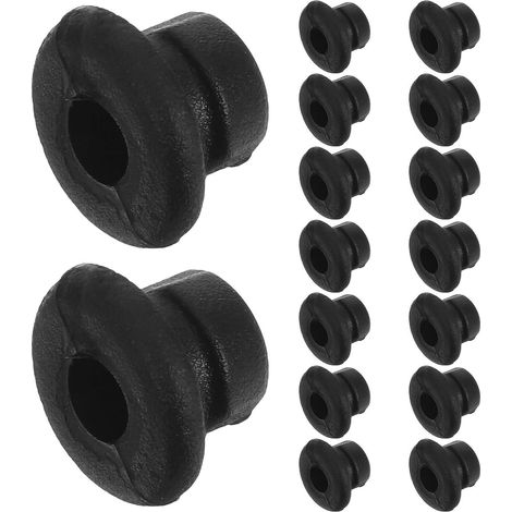 300 pièces Pegboard Hook Lock Noir de Caucho pour Fijación Segura (1/5)