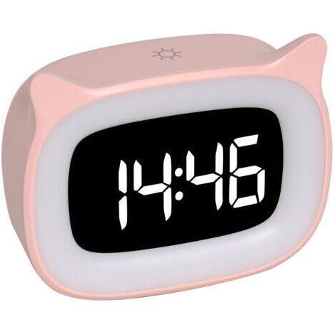 royaluxe-Réveil, LED Veilleuses Pendules horloges de Chambre Sleep reveil, Snooze Réveil,11.54.29.3cm (1/5)