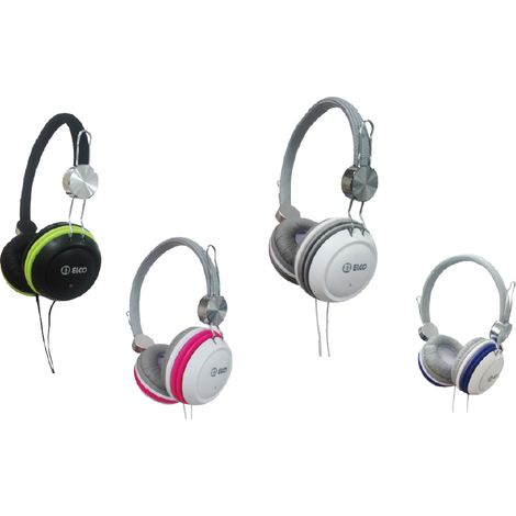 Elco PD-1047B Circumaural Headband Headset - Headset (Circumaural, Kopfbügel, kabelgebunden, 20 - 20000 Hz, 113 dB, 1,4 m)