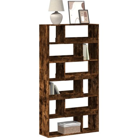 Bücherregal Räuchereiche 100x33x187,5 cm Holzwerkstoff vidaXL319001 (1/5)