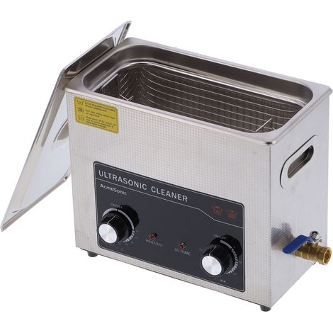 Nettoyeur à ultrasons de laboratoire, cuve à ultrasons, machine de nettoyage d'instruments en acier inoxydable, prise A6LEU 220 V (1/5)