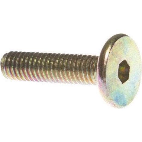 Erko Tornillo M6x25 amarillo para montaje de muebles