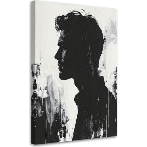 Impresión de Imagen Retrato de un hombre en blanco y negro 20x30 (1/5)