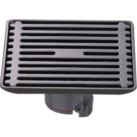 Drain de douche carré amovible pivotant en acier inoxydable – Couvercle à motif – Filtre intégré amovible – Épaisseur 2mm – Diamètre tuyau 40/50/75mm (1/5)