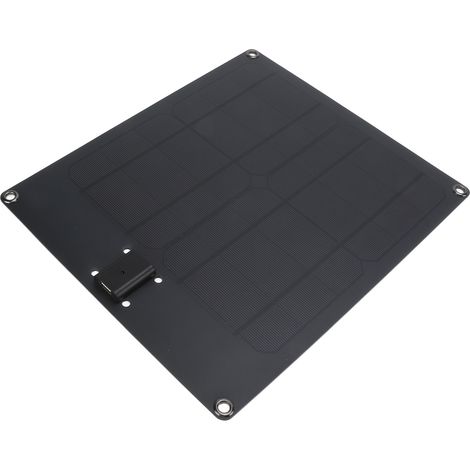Panneau solaire 15 W 5 V, cellule solaire monocristalline en silicium, chargeur portable pour téléphone portable, batterie externe pour randonnée et camping en plein air. (1/5)
