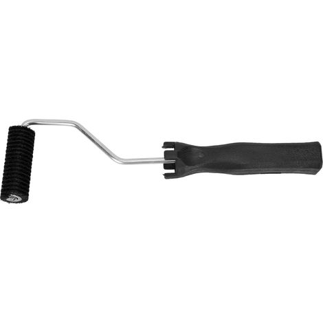 Rouleau en fibre de verre portable pour baignoire, outil de rouleau à poils pour la stratification de résine, rouleau à bulles pour fenêtre, baignoire, porte B (1/5)
