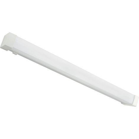 Lámpara de pared para baño sobre el espejo, blanca, 60 cm, 15 W LED, 4000 K, 1450 lm, IP44, Natan Ideus 03719 (1/2)