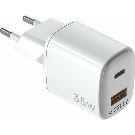 Caricabatterie da Parete Celly UPTC1USB1USBC35 (1/5)