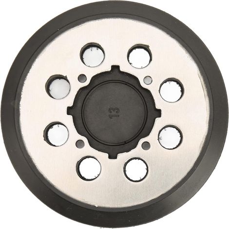 Patin de ponceuse à crochets et boucles, plaque de support de polisseuse à excellente Dissipation thermique en caoutchouc à 8 trous pour DWE6421 (1/5)