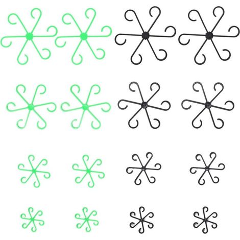 Set mit 16 Pflanzenstützen für Monstera-Kletterpflanzen