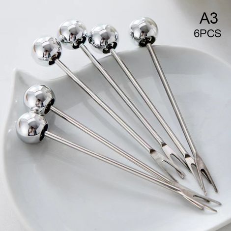 Ensemble de 6 fourchettes en acier inoxydable avec pot de rangement Björn Tools pour A3-AquaForge