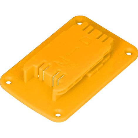 5-teiliges Werkzeughalter-Set mit Akkubefestigung und Aufbewahrungsgestell für Milwaukee Elektrowerkzeuge (Gelb) (1/5)