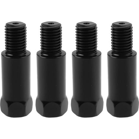 Store 4 pièces M10x1,25 Élévateurs de rétroviseur pour moto - Prolongateurs de rétroviseur pour moto - Adaptateurs de rétroviseur de 43 mm - Réglage de hauteur - Filetage gauche et droit (1/5)