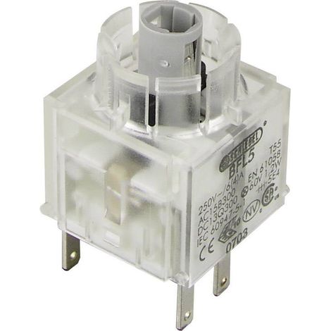 Schlegel BFL5 Élément de contact avec culot d'ampoule 1 NF (R), 1 NO (T) à accrochage 250 V 1 pc(s) (1/4)