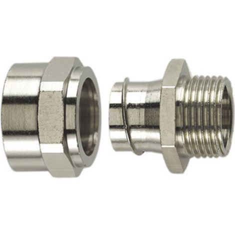 HellermannTyton 166-33800 PCSB12-FM-M16 Schlauchverschraubung Metall M16 10.20 mm Gerade 1 St.