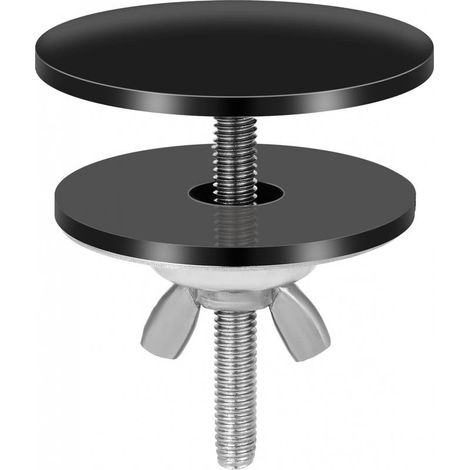 Couvercle Trou Robinet Noir, 5,08 cm Acier Inoxydable Couvercle Trou Robinet Évier Cache Trou pour Évier Étanche Couvercle Évier Cuisine Noir pour Bouchon de Trou de Robinet d'Évier (1/5)